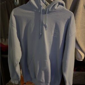 PAWZ Sky Blue Men's Hoodie